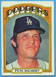 1972 Topps Baseball Cards      649     Pete Richert